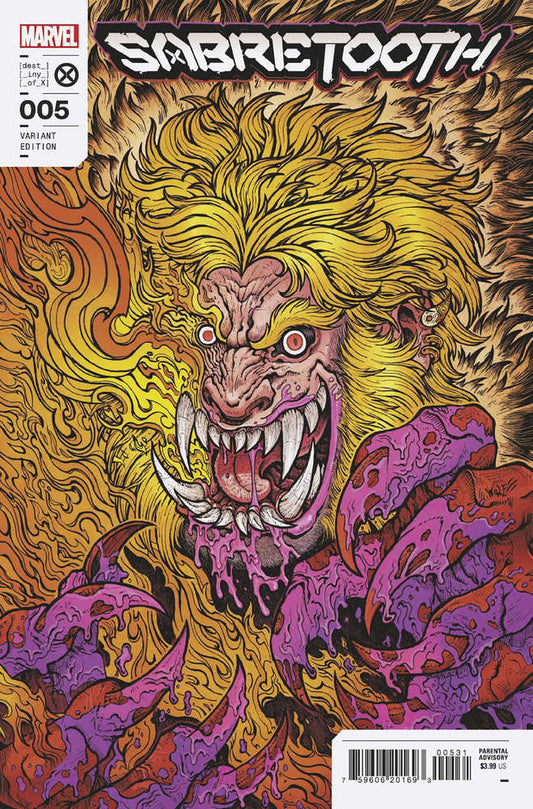 Sabretooth #5 (Of 5) Wolf Variant