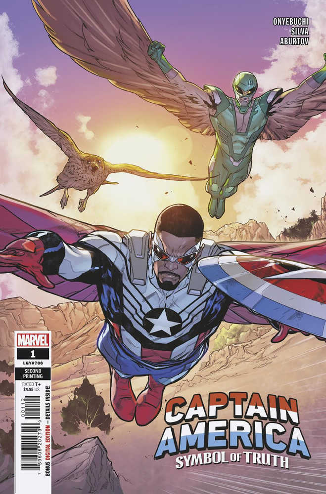 Captain America Symbol Of Truth #1 2ND Printing Silva Variant