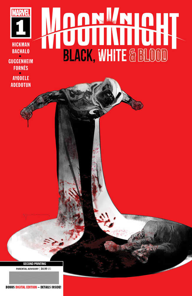 Moon Knight Black White Blood #1 (Of 4) 2ND Printing Sienkiewicz