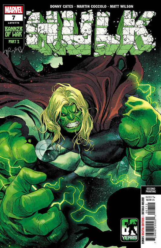 Hulk #7 2ND Printing Coccolo Variant