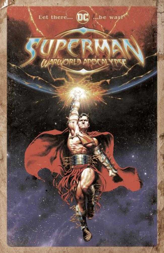 Superman Warworld Apocalypse #1 (One Shot) Cover C Steve Beach Distressed Card Stock Variant