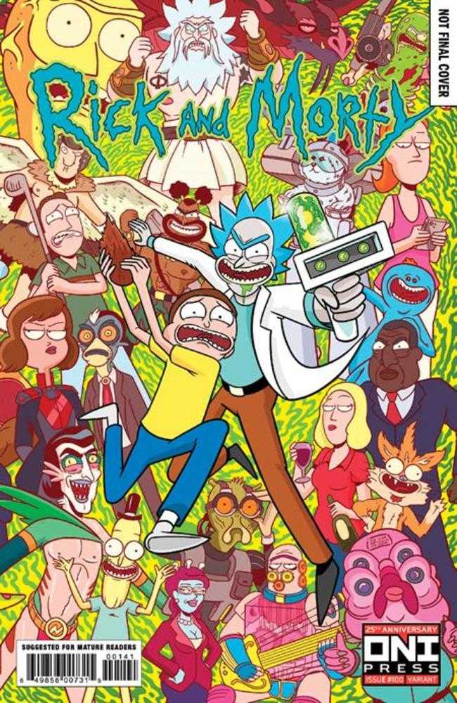 Rick And Morty #100 Cover D Marc Ellerby Variant