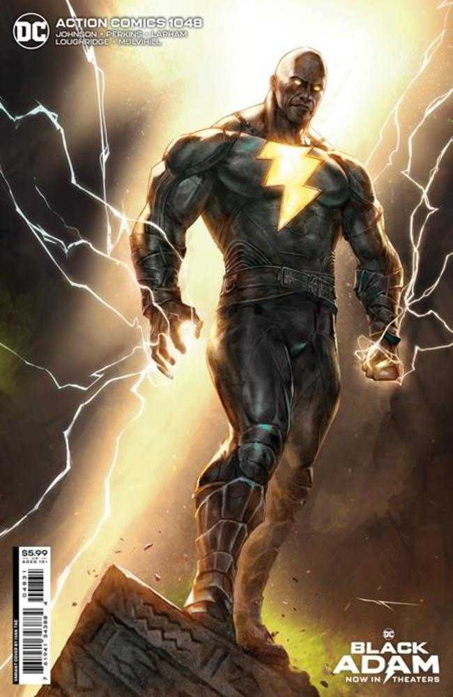 Action Comics #1048 Cover C Ivan Tao Black Adam Movie Card Stock Variant (Kal-El Returns)