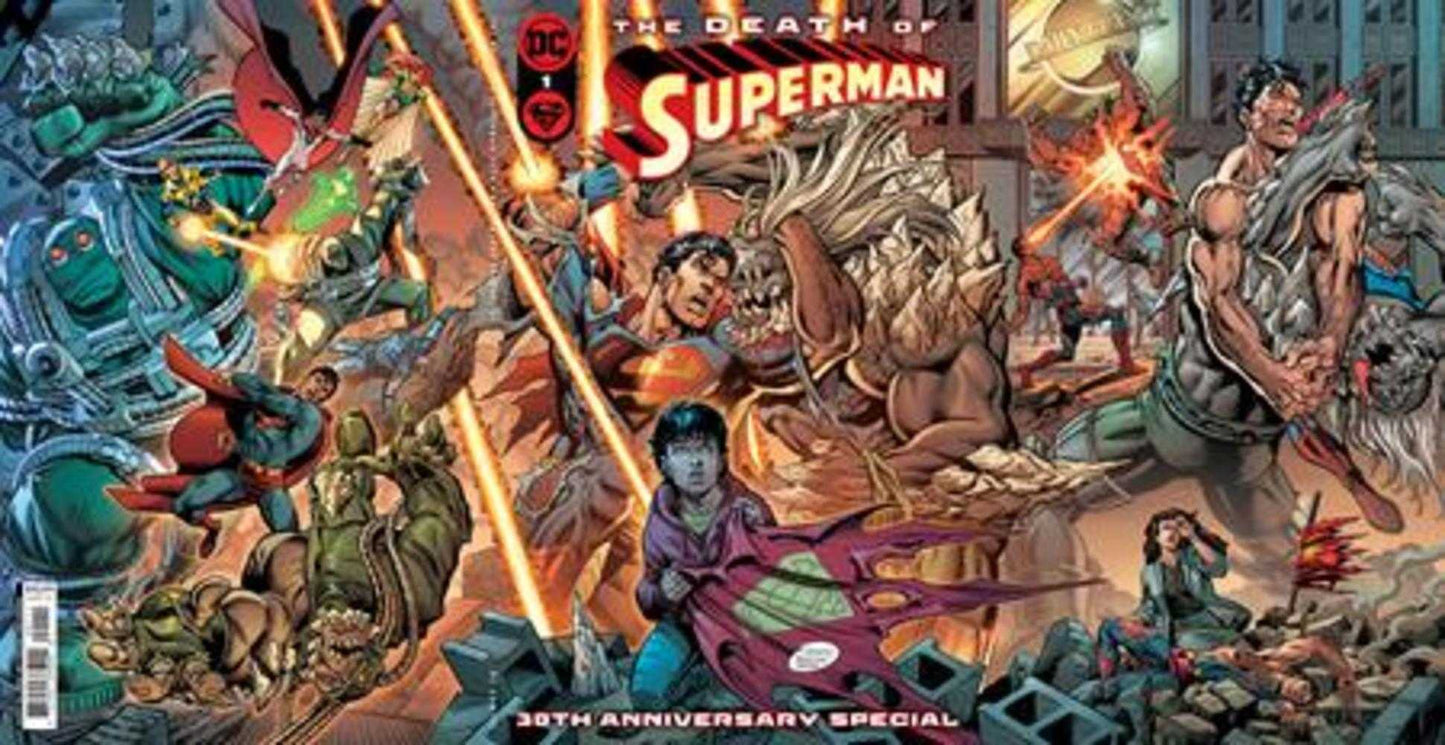 Death Of Superman 30th Anniversary Special #1 (One-Shot) Cover A Dan Jurgens & Brett Breeding Gatefold Cover
