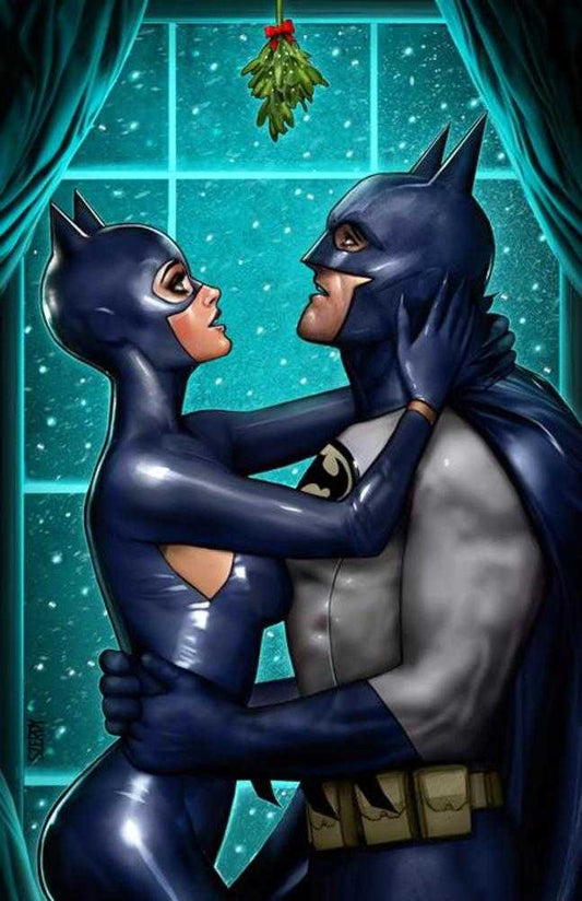 Catwoman #50 Cover D Nathan Szerdy Holiday Card Stock Variant