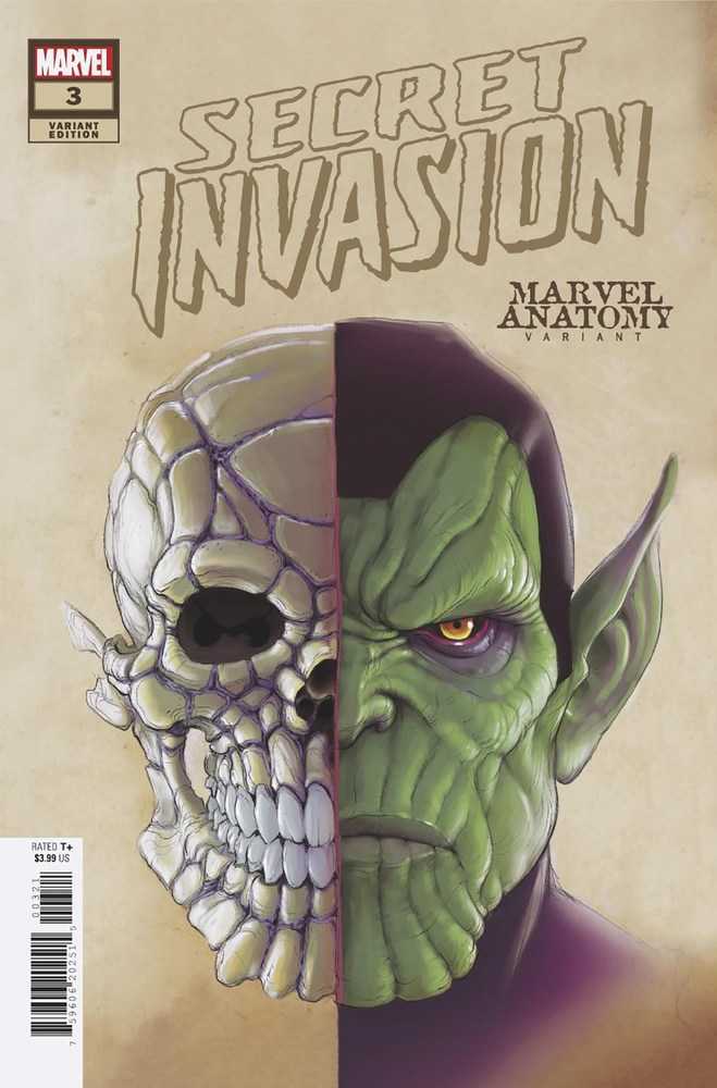 Secret Invasion #3 (Of 5) Marvel Anatomy Lobe Variant