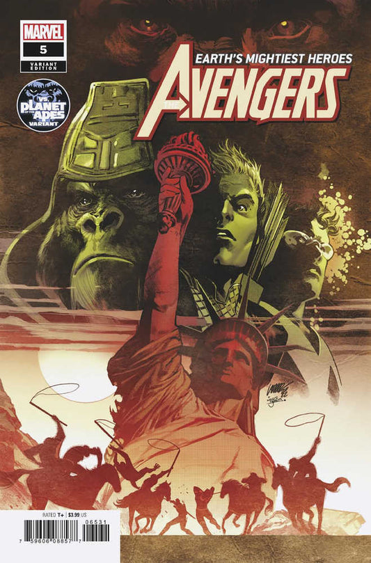 Avengers 65 Larraz Planet Of The Apes Variant