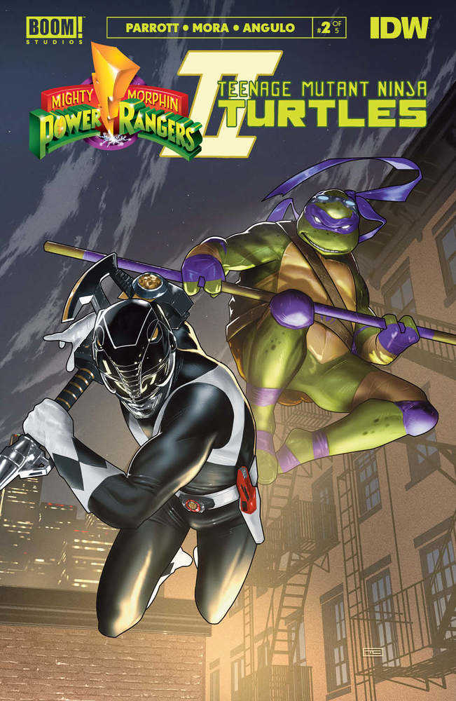 Mmpr Teenage Mutant Ninja Turtles II #2 (Of 5) Cover E Cardstock Variant Clarke