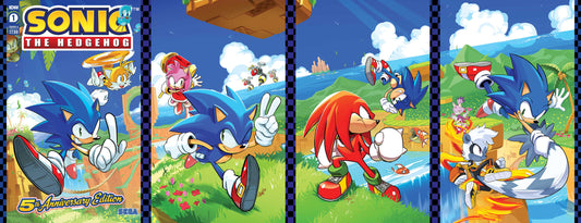 Sonic The Hedgehog #1 5TH Anniversary Edition Cover A Hesse