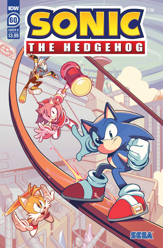 Sonic The Hedgehog #60 Cover B Curry