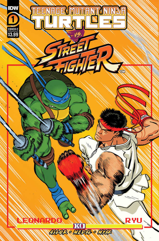 Teenage Mutant Ninja Turtles vs. Street Fighter #1 Variant C (Reilly)