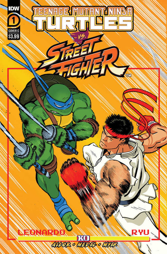 Teenage Mutant Ninja Turtles vs. Street Fighter #1 Variant C (Reilly)