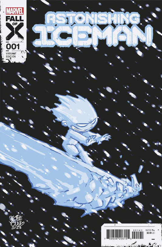 Astonishing Iceman 1 Skottie Young Variant
