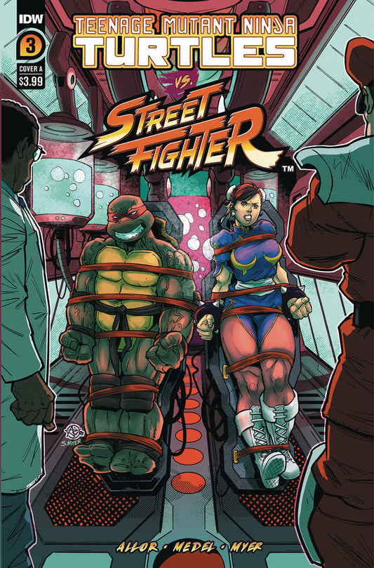 Teenage Mutant Ninja Turtles vs Street Fighter #3 (Of 5) Cover A Medel