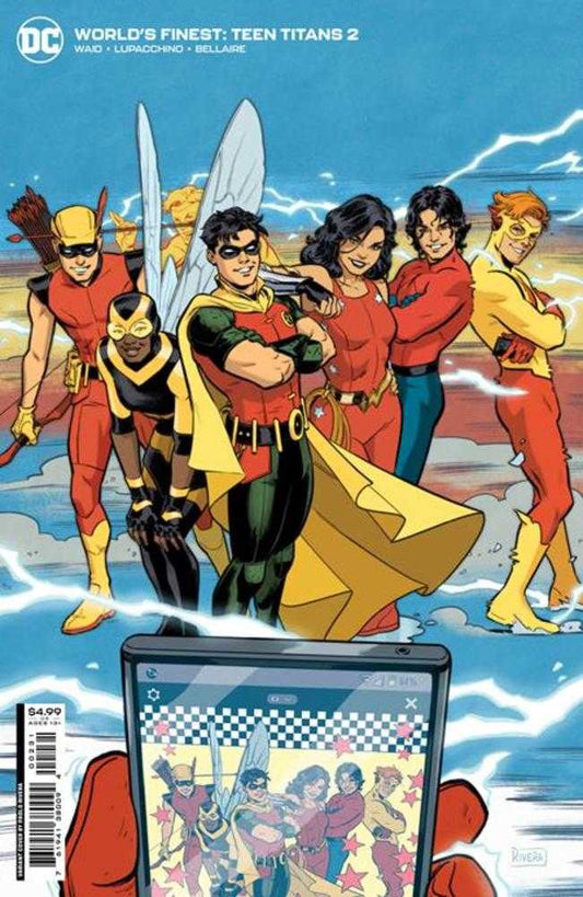 Worlds Finest Teen Titans #2 (Of 6) Cover C Paolo Rivera Card Stock Variant