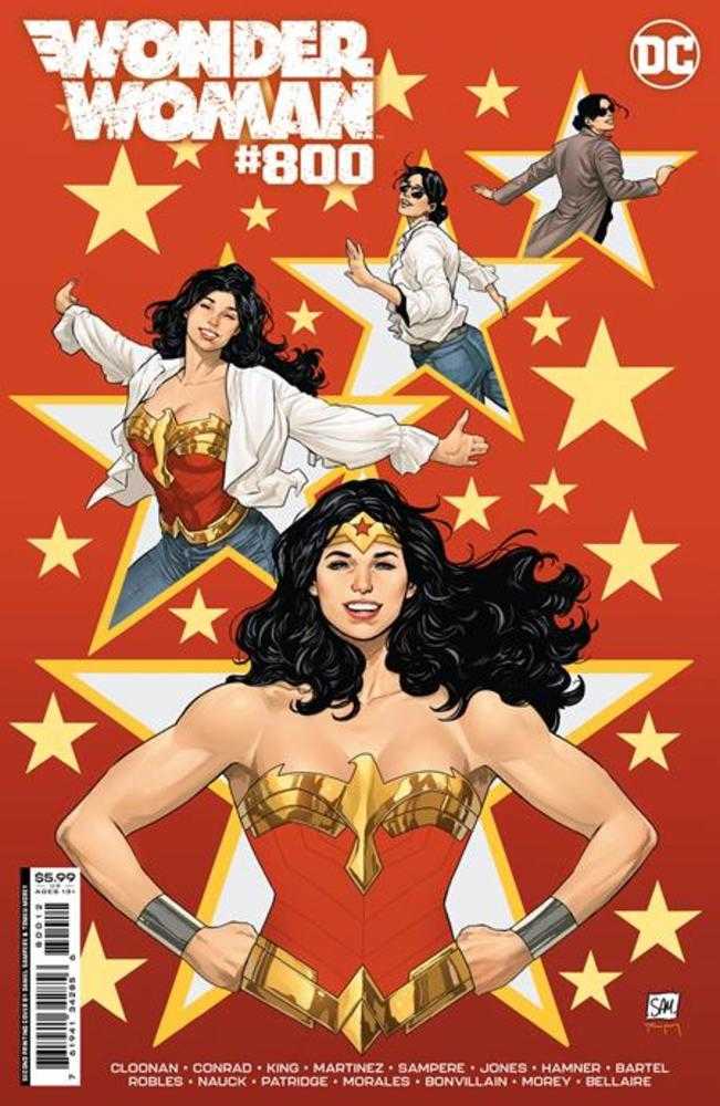 Wonder Woman #800 2nd Print Cover A Daniel Sampere