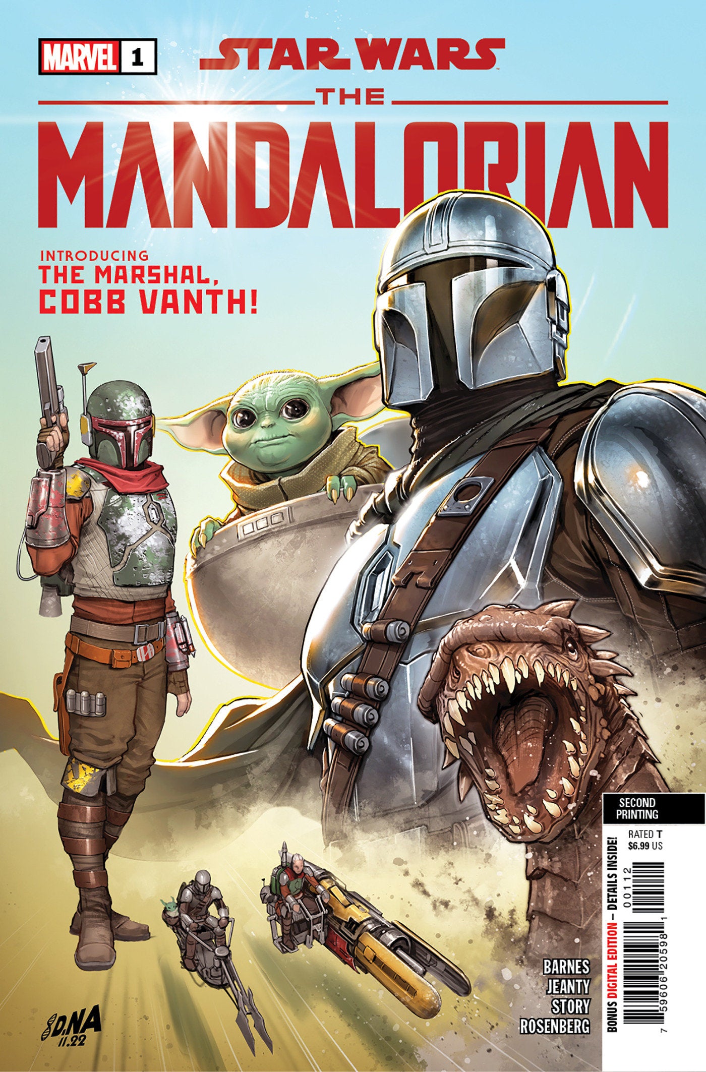 Star Wars: The Mandalorian Season 2 1 David Nakayama 2nd Print Variant