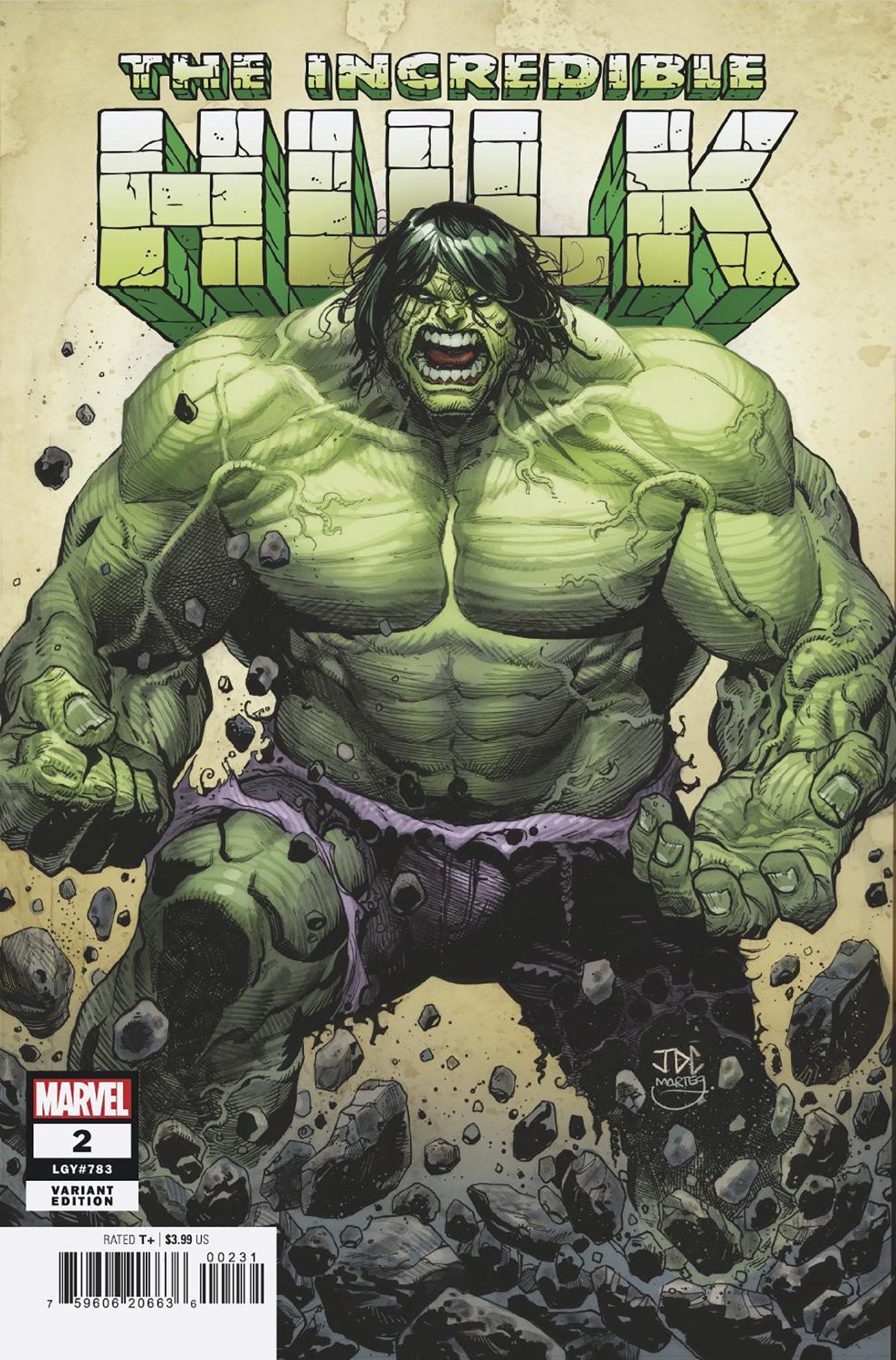 Incredible Hulk 2 Joshua Cassara Variant