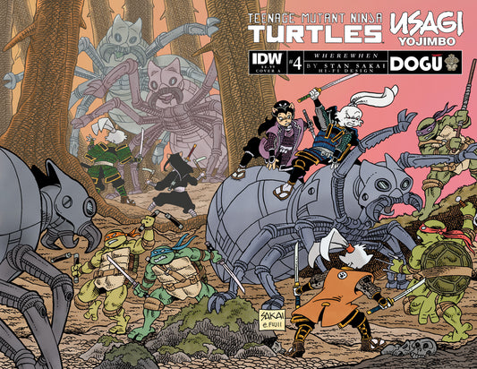 Teenage Mutant Ninja Turtles Usagi Yojimbo Wherewhen #4 Cover A (Sakai)